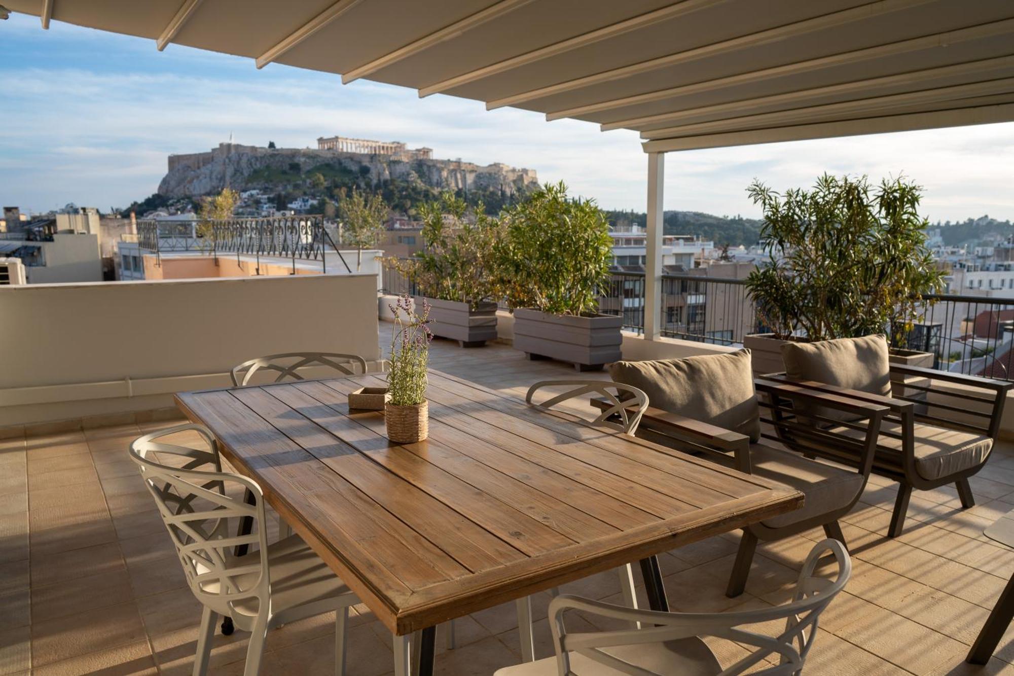 V&V Acropolis View Apartment เอเธนส์ ภายนอก รูปภาพ